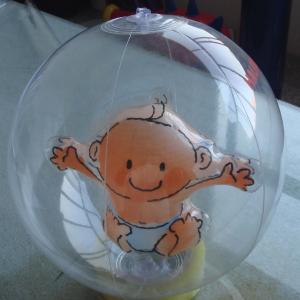 inflatable beach ball with 3d shape inside China factory inflatable beach ball with 3d shape inside China factory