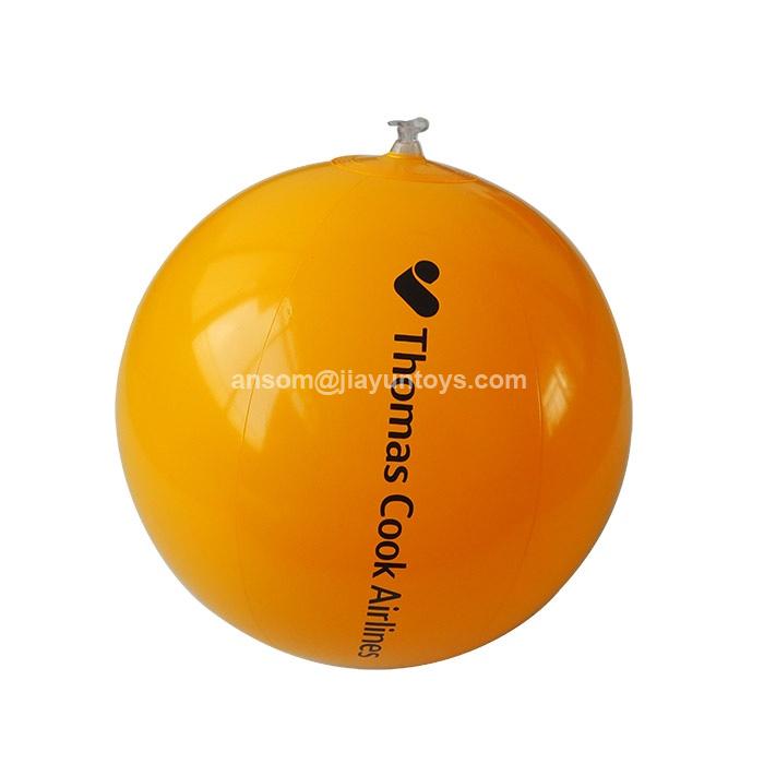 China factory beach ball with logo printed