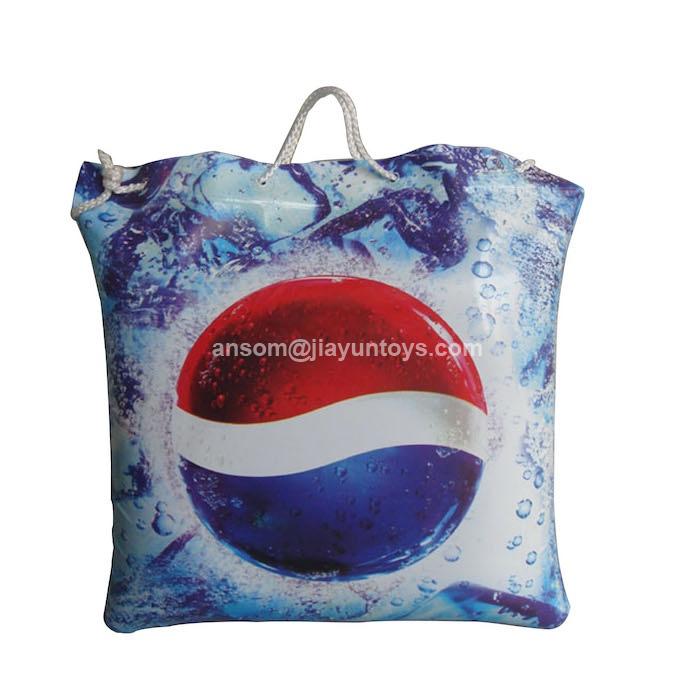 China factory inflatable pillow bag with logo printing