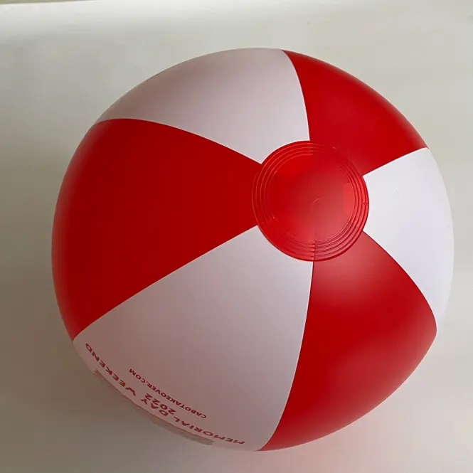 China manufacturer inflatable beach ball with logo