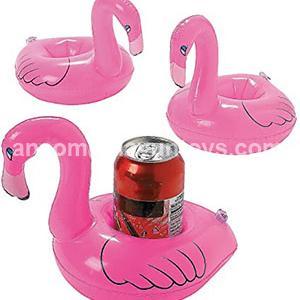 Inflatable Drink Holder - Pink Flamingo Inflatable Drink Holder - Pink Flamingo
