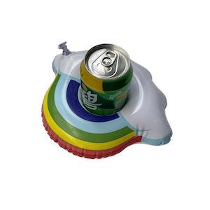 PVC Inflatable rainrow Cup Drink Holder  PVC Inflatable rainrow Cup Drink Holder