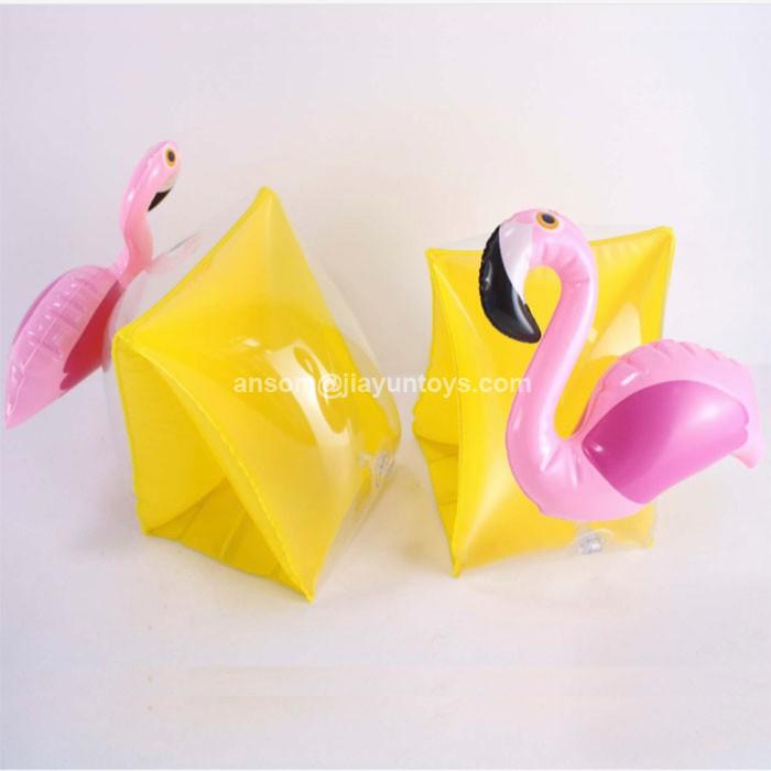 inflatable arm ring flamingo shape