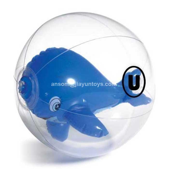 inflatable beach ball with 3d inside china factory
