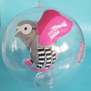 inflatable beach ball with 3d shape inside China factory inflatable beach ball with 3d shape inside China factory