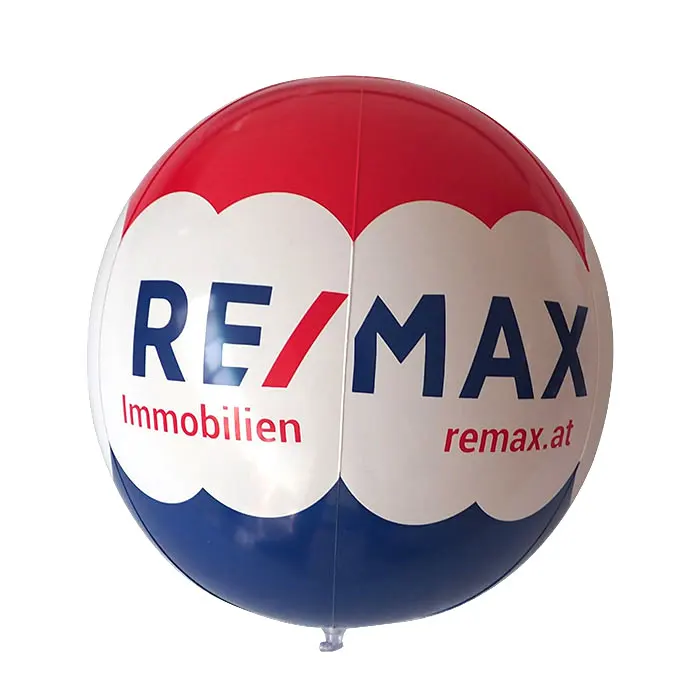 inflatable beach ball with logo printed