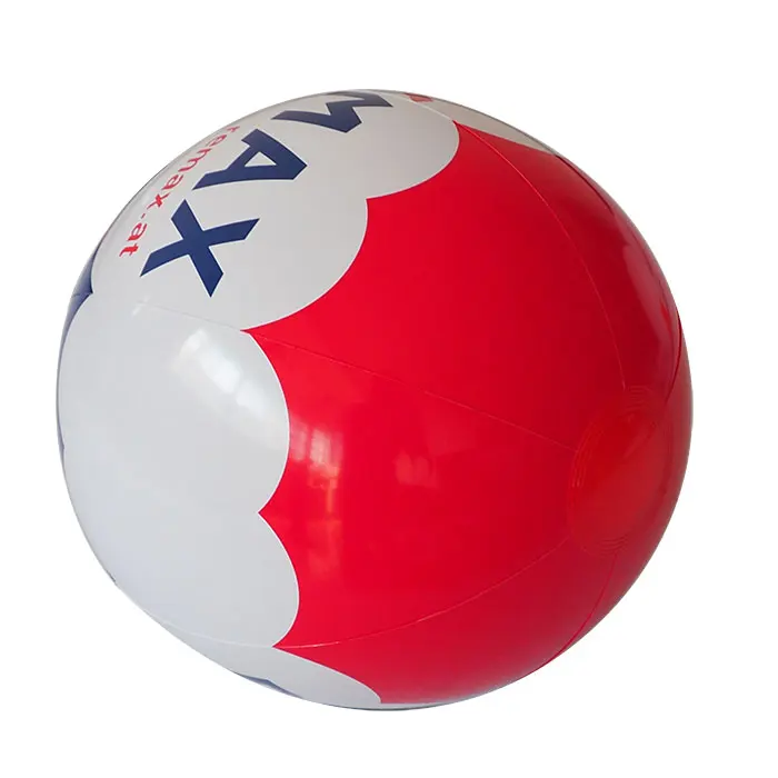 inflatable beach ball with logo printed