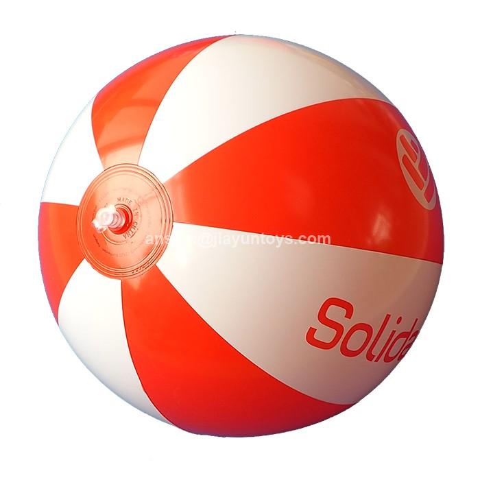 inflatable beach ball with logo printing manufacturer LY-101010