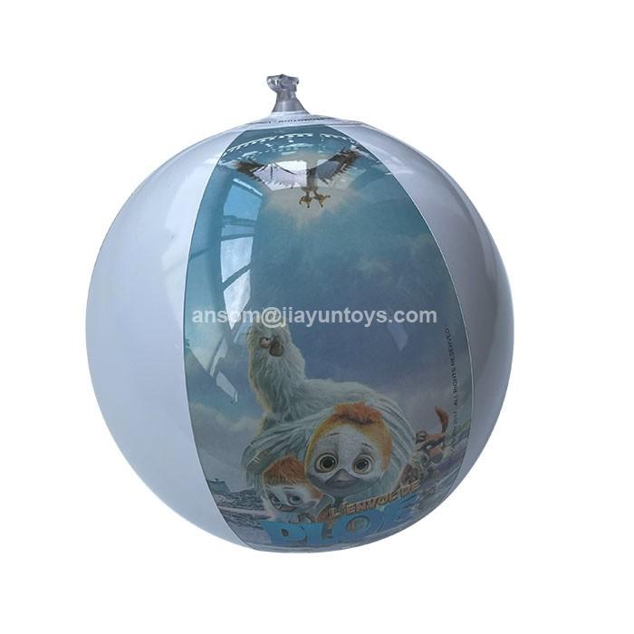 offset printing inflatable beach ball China factory 