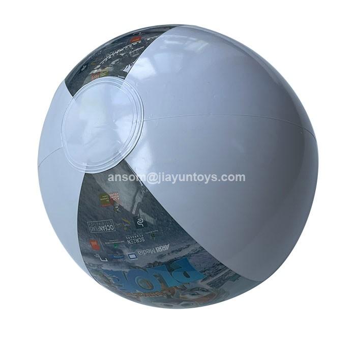 offset printing inflatable beach ball China factory 