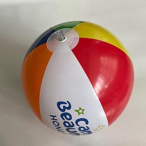 promotional beach ball with logo