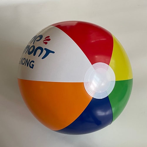 promotional beach ball with logo